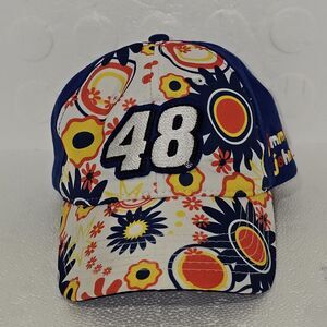 Motorsports Graphic Hat 48 Jimmy Johnson Hendrix Baseball Cap Colorful Design